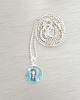 wisiory Madonna Kwiatowa - srebrny simple mini