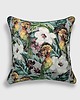 poduszki plecione Poduszka dekoracyjna w liście i ptaki 45x45 - Echo Puszczy - polski żakard