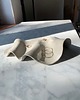 pojemniki na biżuterię Ceramiczna Fala na Biżuterię Pearl White