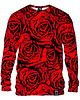 bluza bez kaptura damska Bluza Bez Kaptura Damska DR.CROW Red Roses