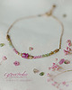 bransoletki ceramiczne Czerwcówka, bransoletka z turmalinem arbuzowym