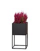 doniczki DONICA METALOWA, kwietnik stojący 35cm CZARNY Loft