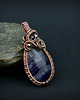 wisiory Fluoryt wisiorek wire wrapping