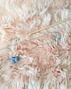 Zabawki dla zwierząt Wędka dla kota z pomponami COTTON JUMPER szara