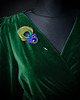 broszki Peacock Eye- broszka soutache