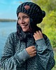 czapki damskie Czapka Handmade Follow Me Czarna Perła