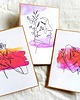 kartki scrapbooking Kobiecość  - komplet 3 szt - kartki handmade