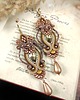 kolczyki soutache Kolczyki sutasz Glamorous Mocha Mousse