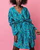 sukienki mini damskie Sukienka kimono BLUE LAGOON