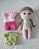 lalki Lalka ze zdejmowanymi ubrankami