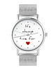zegarki damskie Zegarek - Time for love - bransoleta mesh