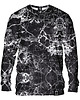 bluza bez kaptura damska Bluza Bez Kaptura Damska DR.CROW Marble Black