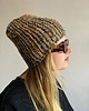 czapki damskie Kolorowa mała czapka beanie z wełną i alpaką