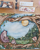 obrazy Oryginał Ilustracja Akwarela 50x70 'Forest'
