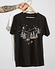 t-shirty męskie Koszulka czarna  męska Camping