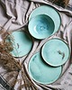patery i talerze Ceramiczny talerz śniadaniowy MIĘTUS