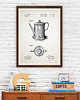 plakaty Dzbanek do kawy - patent - plakat 50x70 cm