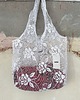 torby na ramię Koronkowa torba shopper  Róże  Biała  Namineso Scoop