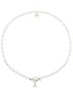chokery Choker z naturalnych pereł z literką