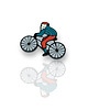 przypinki Pins Bicyklista Leon