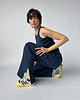 spodnie dresowe damskie Spodnie Relaxing navy blue