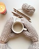 czapki damskie Gruba wełniane rękawiczki Alma 100% wełna handmade