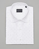 koszule męskie Koszula męska 00303 krótki rękaw biały slim fit 176/182 39
