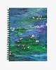 notatniki i albumy Water Lilies - kołonotatnik A5, kołozeszyt, journal, dziennik w kropki