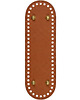 akcesoria różne Owalne dno do torebki baza do szydełkowania skóra PU brązowa 30x10 cm owal