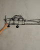 Ozdoby na ścianę Samolot Cessna 172 Skyhawk metalowa ozdoba na ścianę 3D