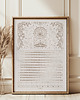 plakaty Plakat Kalendarz Faz Księżyca 2025 Beige format 40x50cm