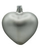 ozdoby choinkowe Bombka choinkowa: Serce matowe: srebrne