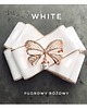 broszki Brosza  White z Kokardą Rose Gold