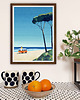 plakaty Nad morskim brzegiem - Wyprawa kamperem - plakat fine art