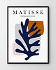 plakaty Plakat Matisse  Navy Blue Leaf