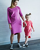 sukienki midi damskie ChicMom DRESS - ORCHID