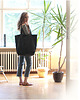 torby XXL Big Lazy bag torba czarna na zamek / vegan / eco