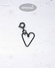 wisiory zawieszka charms serce