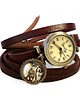 zegarki damskie Zegarek bransoletka kot steampunk - 0582