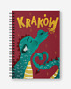 kalendarze i plannery Zeszyt A5 spirala SMOK OGIEŃ