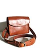 torby na ramię Miss koniak skórzana torebka na pasku