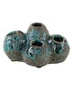 wazony Wazon ceramiczny - flower frog, duński design, lata 60, produkcja: Dania