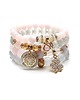 bransoletki z kamieni naturalnych Pink and grey vol. 31 /17-06-23/ set