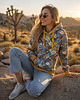 bluzy męskie Bluza kangurka "Navajo" z musztardą - unisex