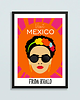plakaty Plakat Frida pomarańczowa