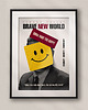 plakaty Plakat Kolaż - Nowy Wspaniały Świat - Aldous Huxley