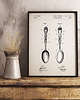 plakaty Łyżka - patent - plakat vintage