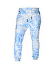 spodnie męskie Męskie Spodnie Fullprint DR.CROW Peonies Blue