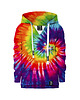 bluzy dla chłopców Bluza Chłopiec DR.CROW Tie Dye Blue