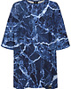 t-shirt damskie DR.CROW T-shirt Damski Oversize Marble Blue